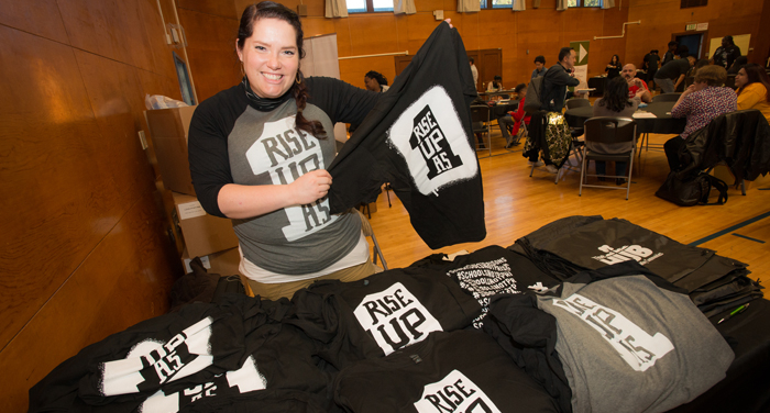 an image of two young girls working together in a library